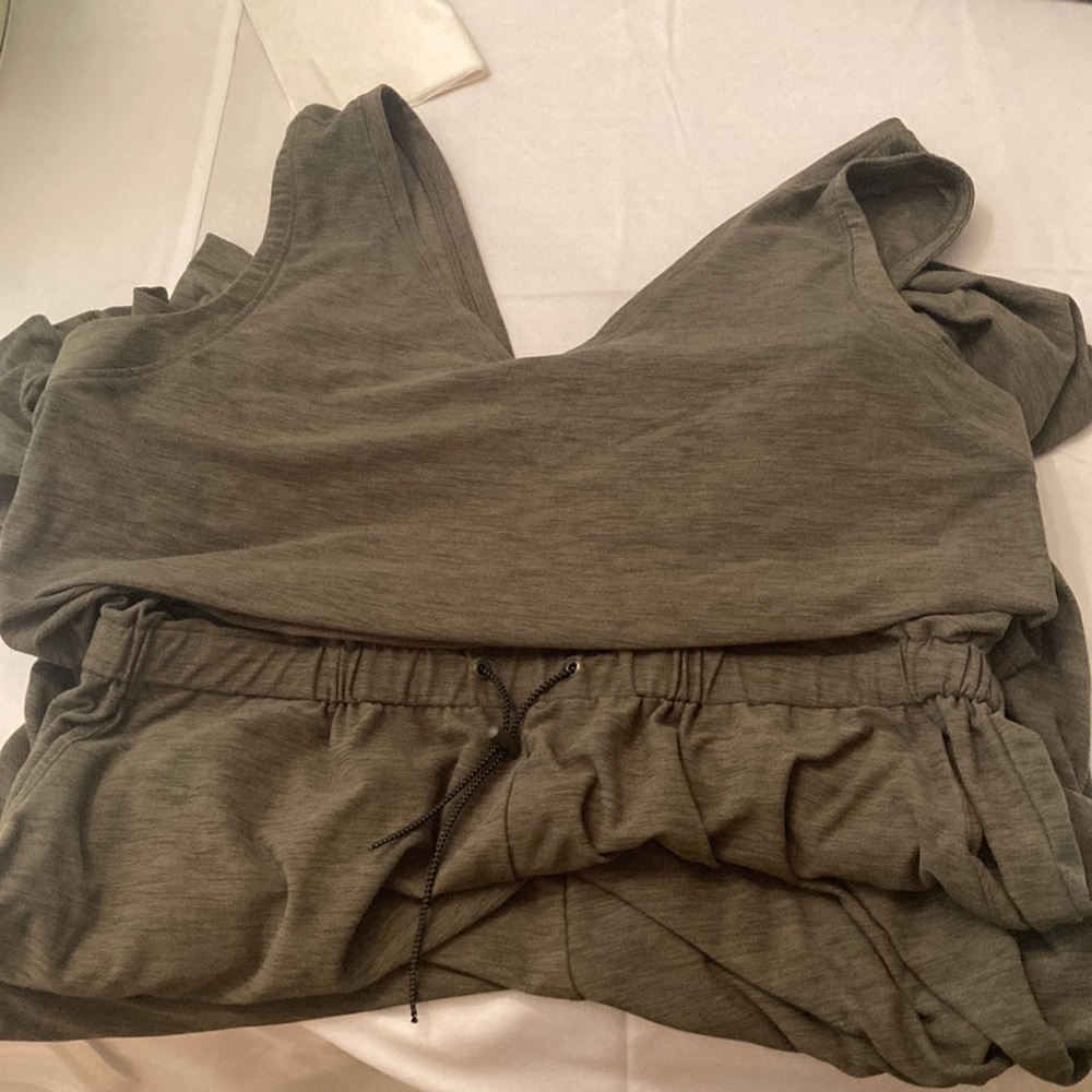 Green Activewear Jumpsuit
